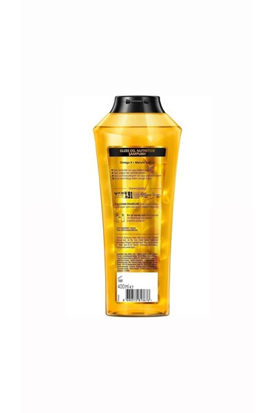 Gliss Oil Nutritive Şampuan 2x400Ml (800 ml)