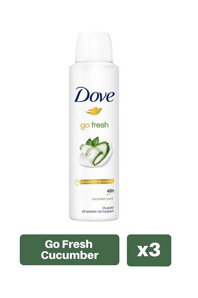 Dove Deo Cucumber Women, 150ml X3pcs