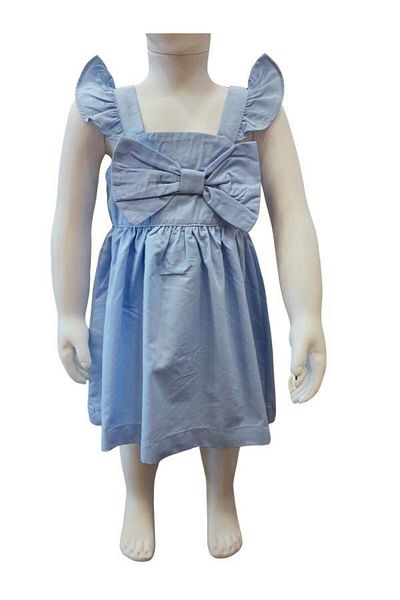 Çikoby Cotton Bow Baby Girl Dress