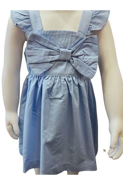 Çikoby Cotton Bow Baby Girl Dress