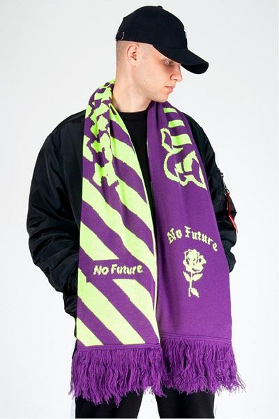 No Future Nf0177Mrys Model Double Sided Scarf