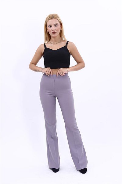 ÖNDER ÖZSOY Anthracite Spanish Leg Trousers