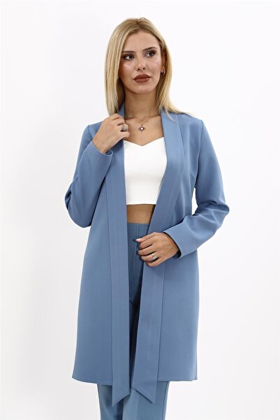 ÖNDER ÖZSOY Japon Ceket-Deniz