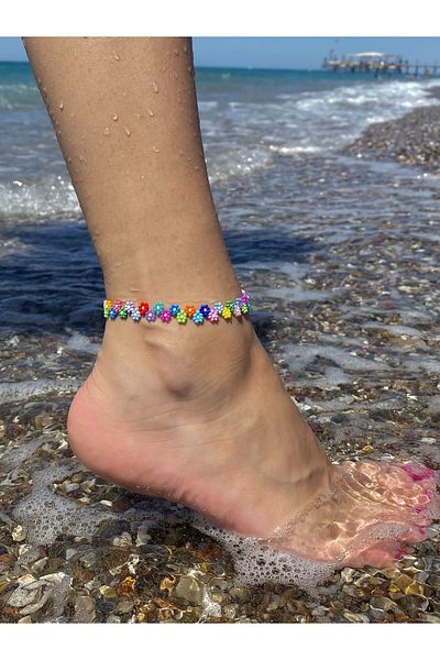 Beykan Flower Garden Anklet