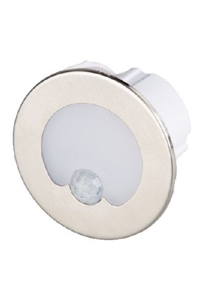 Cata 1.5w Daylight Round Sensor Corridor Stair Luminaire (SATIN CASE)