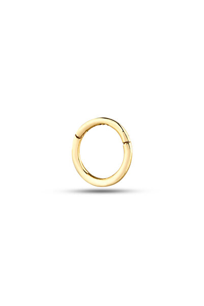 Akar Jewellery 14 Ayar Altın Minimal Halka Pırlanta Piercing
