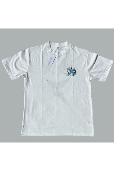 OEM Tricou bărbătesc supradimensionat, 100% bumbac, imprimeu „SHOWTIME ORIGINS” față/spate – Ținută streetwear casual