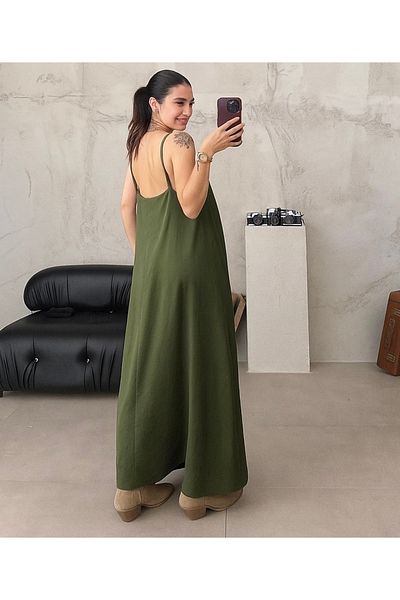 MOLLYMORE Γυναικείο Isabel Full Lycra Μακρύ Φόρεμα με Ρυθμιζόμενο λουράκι