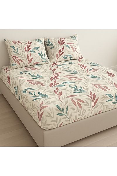 Madame Home Fitted Sheet Set Double Size Suitable for Daily Use