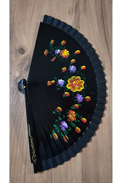 asya stil Çift Taraflı Ahşap Yelpaze Hediye