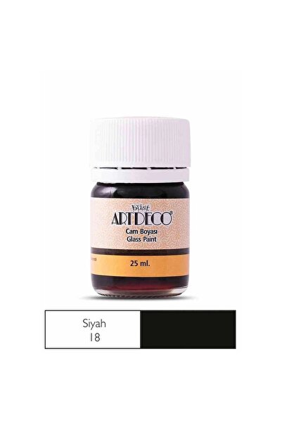 Artdeco Cam Boyası 25 ml Siyah 18