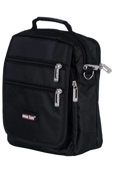 SEVENTEEN Men's Black Handbag - Mixed and Colorful