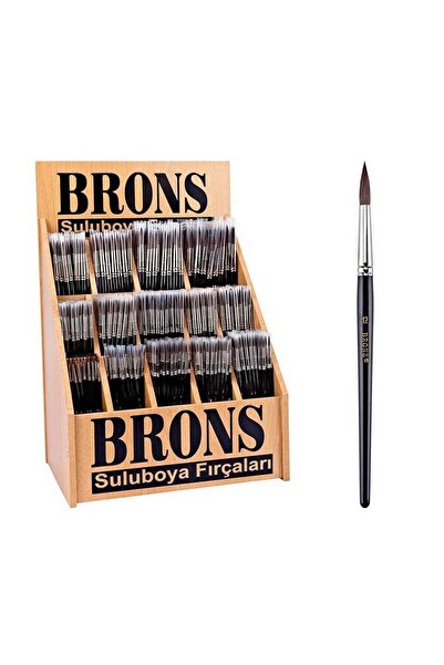Brons Resim Fırçası No:12