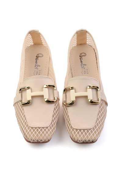 Bambi Beige Women's Ballerina Ballerina K01641021222