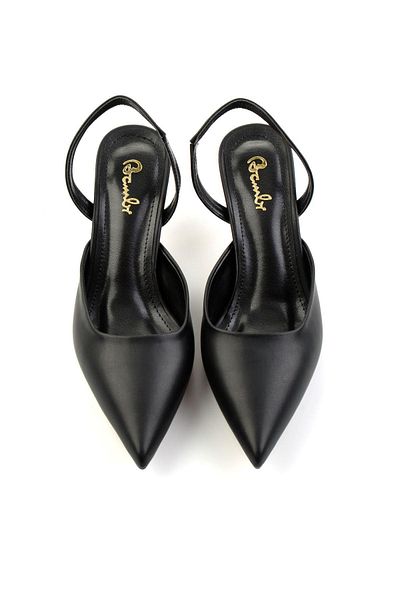 Bambi Black Women's Classic Heeled Shoes K01209310509