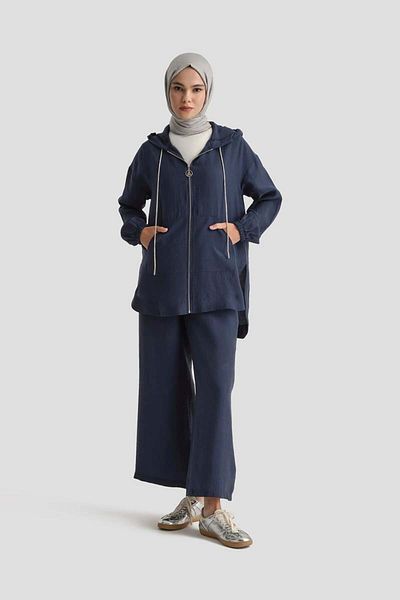 Armine TREND Armi̇ne Trend Hooded Pocket Pants Double Suit - 25Yt698