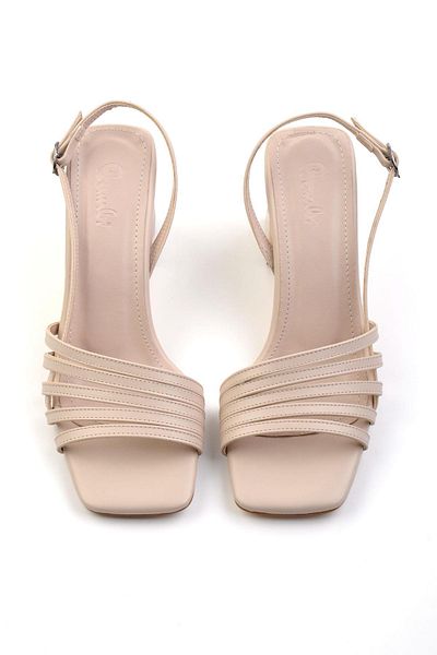 Bambi Beige Women's Classic Heeled Shoes K 05997550009