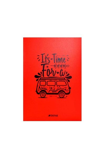 Defne Nebula A5 60 Sheets Plastic Cover Stitched Notebook