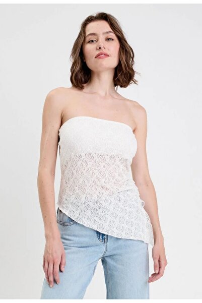 MAXLEVEL MODA ΜΠΛΟΥΖΑ ΜΕ ΔΑΝΤΕΛΑ ΑΣΥΜΜΕΤΡΙΚΗ ΜΠΡΟΣΤΑ ΧΩΡΙΣ ΛΑΒΕΛΑ