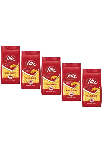 FİLİZ Yıldız Şehriye 500 Gr. X 5 Adet (özel Harman)