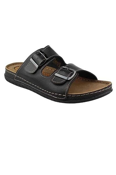 GEZER Men's Slippers Silicone Heel Spur Special Slippers Black