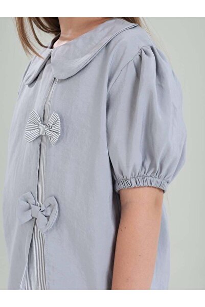 Giyinse Mira Girl's Summer Suit Gray