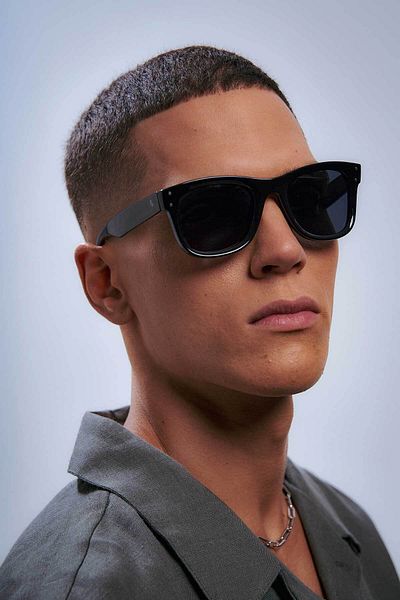 Bilge Karga Belen Black Men's Sunglasses