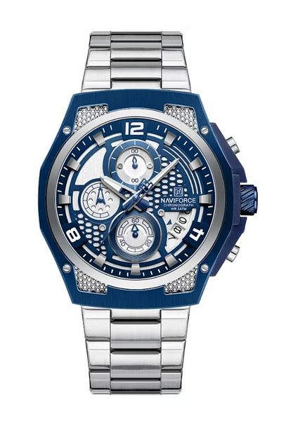 Naviforce Men's Water Resistant Chronograph Luxury Watch New Edition