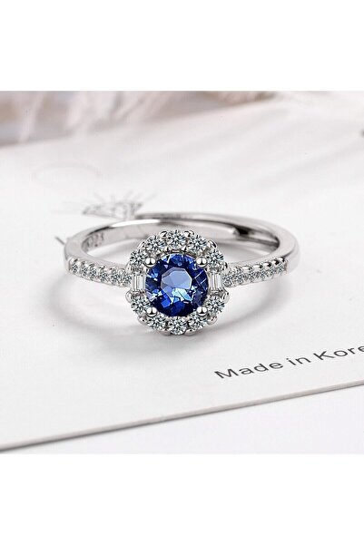 AstoriaSilver Sevgiliye Eşe Anneye Hediye 925 Ayar Gümüş,parmağa Göre Ayarlanabilir Tek Taş Kadın Yüzük