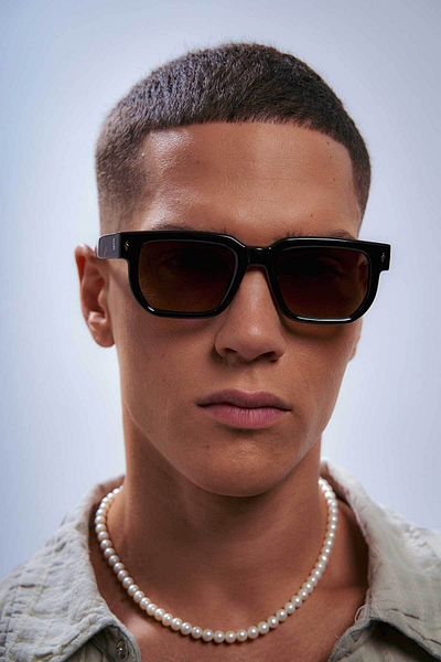 Bilge Karga Ronald Black Brown Gradient Men's Sunglasses