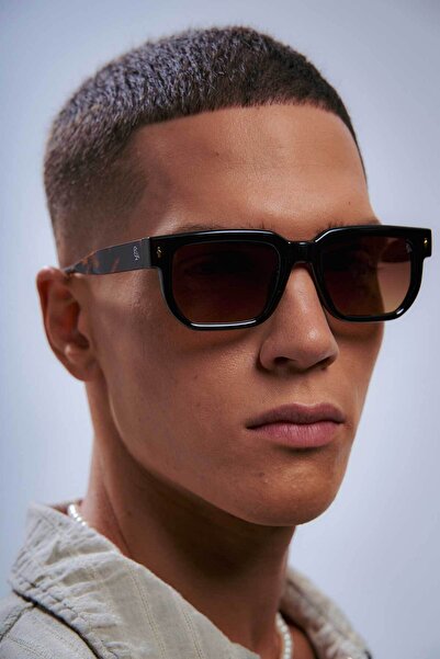 Bilge Karga Ronald Black Brown Gradient Men's Sunglasses