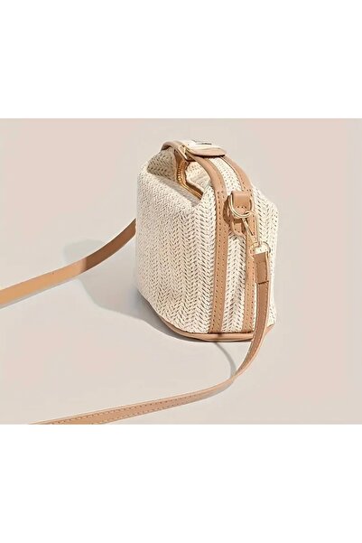 hasır bohem Straw and Bohemian Women's Strap Handbag