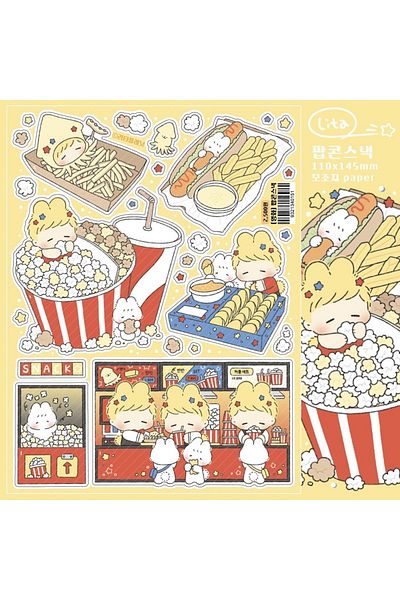 Choice 05 Korea Waterproof Cute Cartoon Girl Stickers Ipad Phone Case Handbook Diary Planner Notebook Scrap