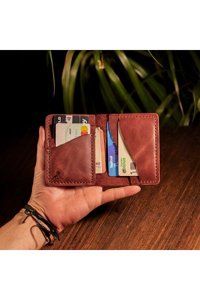 Derimoda Genuine Leather Classic Men's Wallet – Stylish Design with Card Holder and Cash Compartment