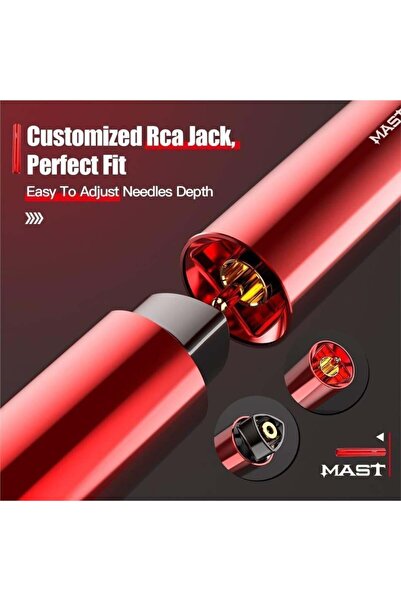 MAST Tour Y22 Kablosuz Kalıcı Makyaj ve Dövme Makinesi - Degrade Pembe