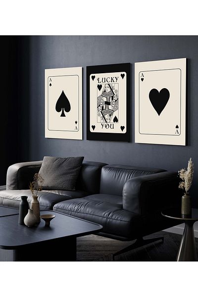 Hagen Pictură de perete Cadru Aspect Pictură Bucătărie Pictură din 3 piese Pictură Modernă Pictură Boemă Calitate Premium