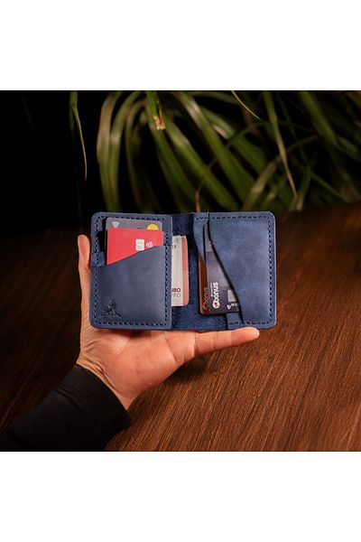 Derimoda Genuine Leather Classic Men's Wallet – Stylish Design with Card Holder and Cash Compartment