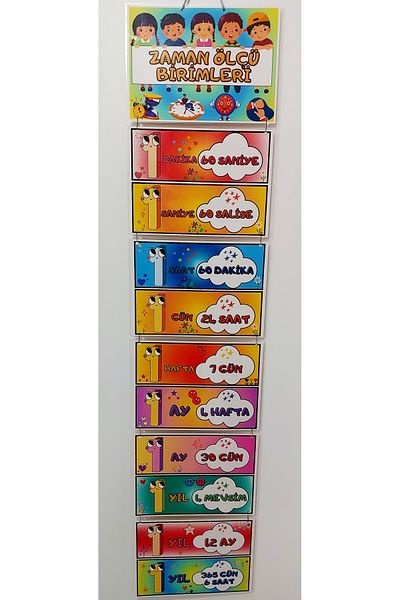 Kozalak Tasarım Our Values Banner for School and Classrooms Customizable Pvc Coated 6 Pieces Banner 30*130cm