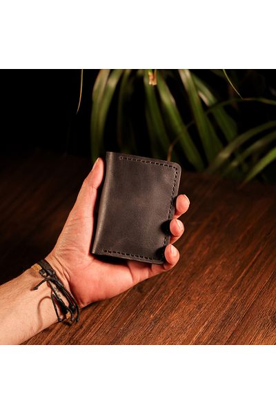 Derimoda Genuine Leather Classic Men's Wallet – Stylish Design with Card Holder and Cash Compartment