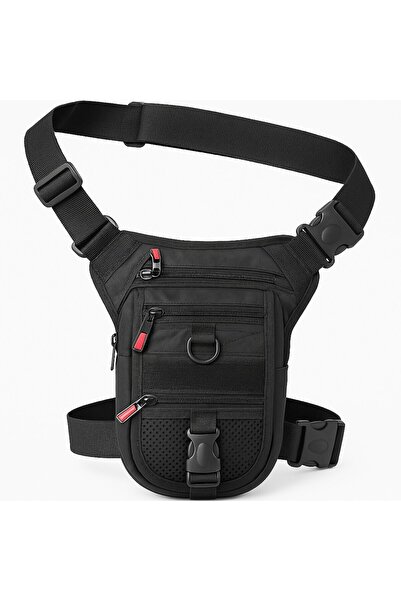 başkent çanta Bel ve Bacak Çantası Tabanca Bölmeli Tactical Siyah 8683255013845
