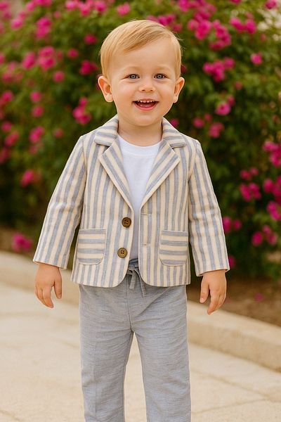 Çelix Kids Baby Jacket Sports Loose 3-Piece Suit/Suit/Wedding Suit/Special Occasion Suit/Wedding/Birthday/Premium