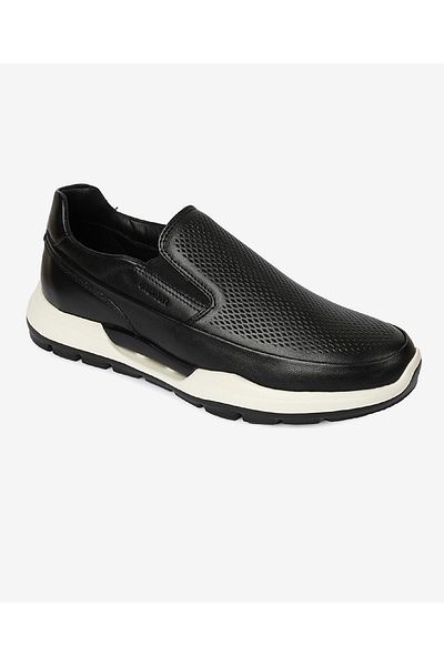 Greyder Ανδρικά Μαύρα Παπούτσια Sneaker από Γνήσιο Δέρμα 4y1ua17361