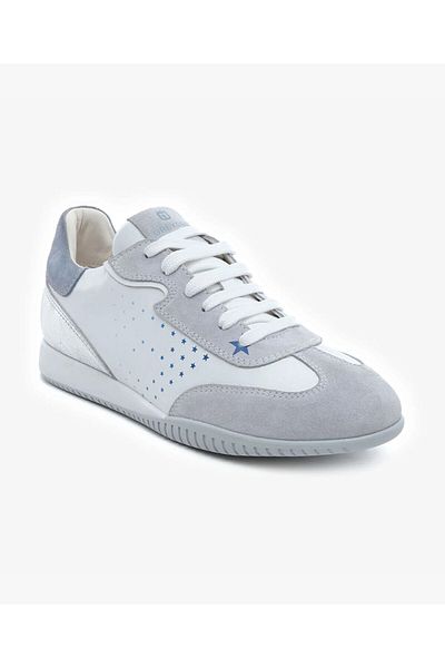 Greyder Pantofi sport de damă din piele naturală gri gheață 5y2sa34550