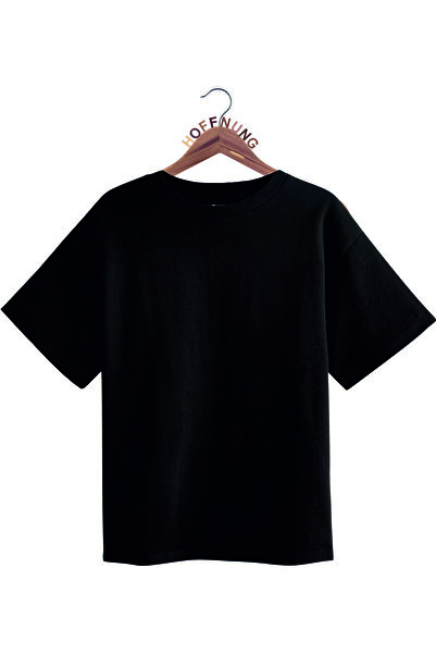 HOFFNUNG Μπλουζάκι Unisex Focus And Win Oversize Crew Neck εμπριμέ μπλουζάκι