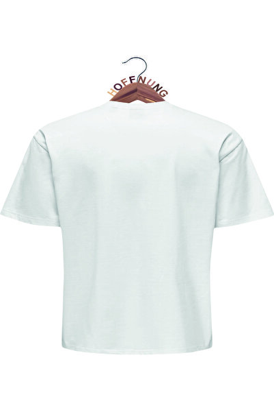 HOFFNUNG Μπλουζάκι Unisex Focus And Win Oversize Crew Neck εμπριμέ μπλουζάκι