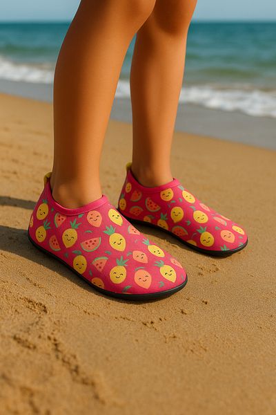 fluffy Children's Beach and Sea Shoes, Pool Shoes