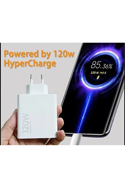 Teknolojimburada Yüksek Kalitesi Ve Performansıyla Xiaomi 120 W(WATT) Hızlı Çift Turbo Şarj Cihazı-Şarj Aleti
