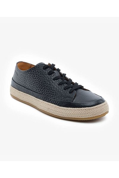 Greyder Men's Black Genuine Leather Sneaker Shoes 5Y1Sa18483