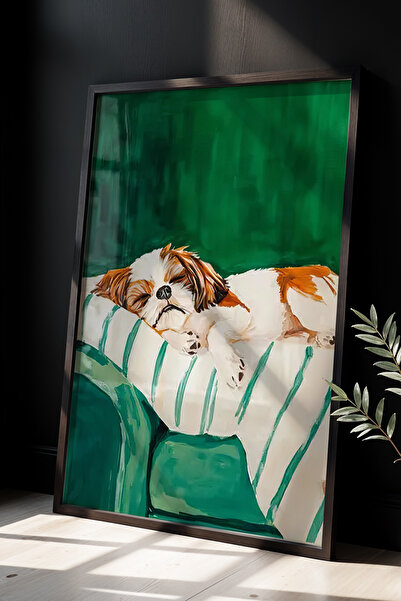 HİGUERA Χαριτωμένο Shih Tzu Sleeping Pleasure Χαρούμενο και χαριτωμένο ντεκόρ...