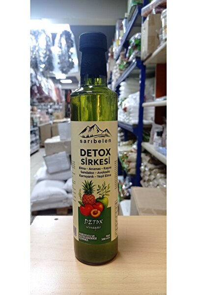 sarıbelen Detox Sirkesi - Detoks Sirkesi 500 ml Doğal Ve Katkısız - Yağ Yakımına Destek